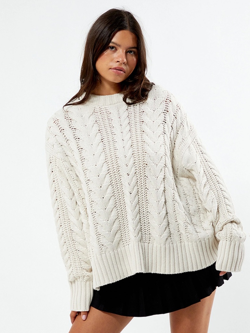 Pacsun LA hearts “Rory” cableknit sweater 100% cotton